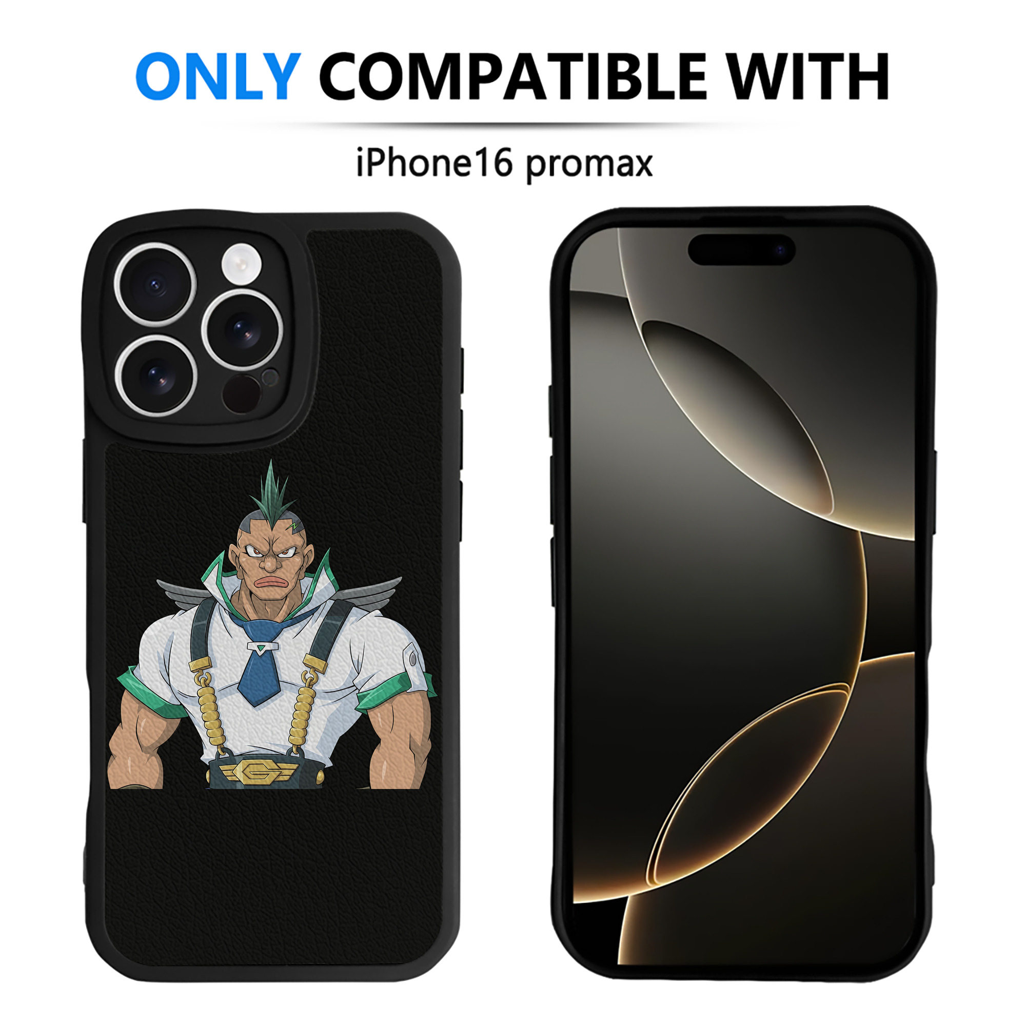 （画像用） 遊☆戯☆王 Yu-Gi-Oh! 【iPhone 16シリーズ対応】シリコンスマホケース（レザー調） 材質：シリコン
